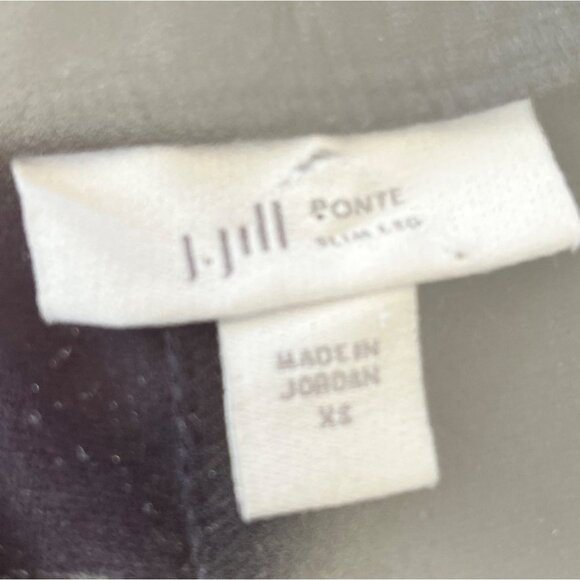 L.L. Bean Womens Ponte Slim Leg Pants XS Black 86m - Picture 3 of 10